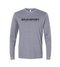 Suede Core Long Sleeve Crew - Grey